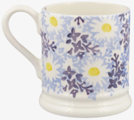Emma Bridgewater Blue Daisy Fields Mum - 1/2 Pint Mug