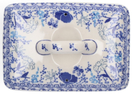 Bunzlau Butter Dish - Garden of Joy