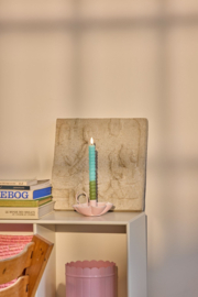 Rice LED Candle - Mint & Green - 2-pack