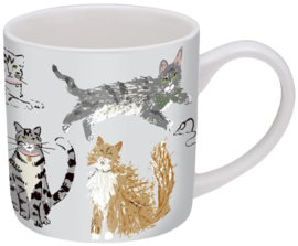 Ulster Weavers Mug 250 ml - Feline Friends