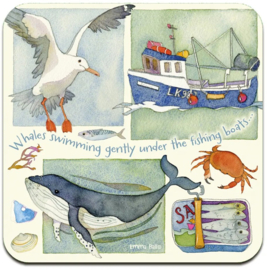 Emma Ball Onderzetter - Coastal Pieces (Boat) - per stuk