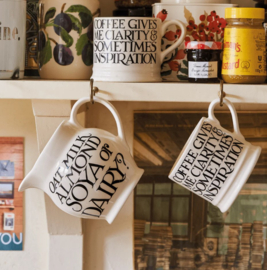 Emma Bridgewater Black Toast Soya Or Dairy 1/2 Pint Jug