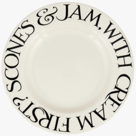 Emma Bridgewater Black Toast - Scones & Jam - 8 1/2 Inch Plate