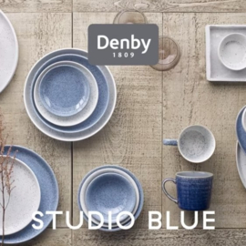 Denby Studio Blue Chalk Round Platter Ø 31 cm