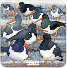 Emma Ball Onderzetter - Oystercatchers - per stuk