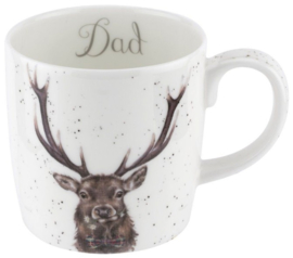 Wrendale Designs Large 'Dad' Mug -Stag-