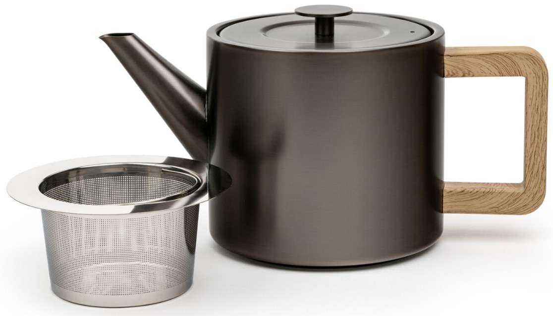 Bredemeijer Theepot Duet Design - Narvik 1,1L -Metallic Grijs- *b-keuze*