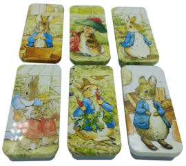 Meander Mini Blikje Peter Rabbit -met schuifdeksel-