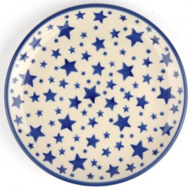 Bunzlau Cake Dish Ø 16 cm White Stars