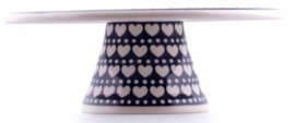 Bunzlau Cake Stand Ø 28,5 cm Blue Valentine