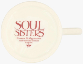 Emma Bridgewater Pink Toast Soul Sisters 1/2 Pint Mug