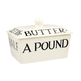 Emma Bridgewater Black Toast Half a Pound Small Butter Dish