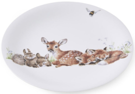 Wrendale Designs Melamine Plate & Bowl - Little Wren -2 piece Set in Giftbox