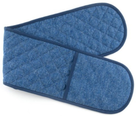 Bunzlau Double Oven Glove Dark Blue