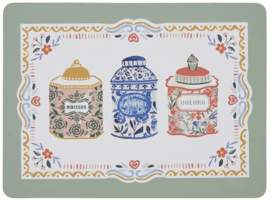 Ulster Weavers Placemat - Tea Tins - set of 4-