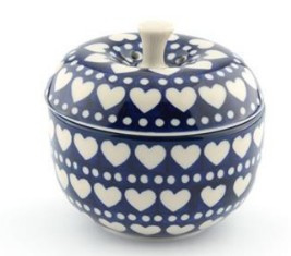 Bunzlau Apple Pot 300 ml - Blue Valentine