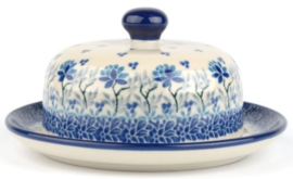 Bunzlau Butter Dish with Plate Round Ø 15 cm Daydream