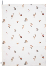 Wrendale Designs 'Woodlanders' Woodland Animal Tea Towel