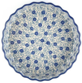 Bunzlau Pie Dish 480 ml Ø 15,5 cm Flower Fountain