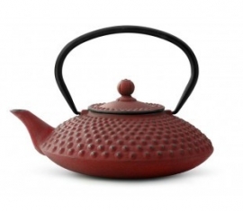 Bredemeijer Cast Iron Teapot Xilin 1,25 liter Red