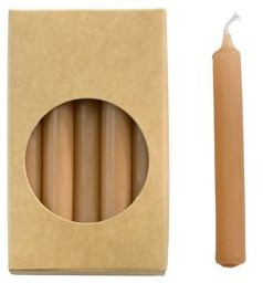 Rustik Lys - Potloodkaarsjes - Ø 1,2 cm x 10 cm - Caramel - 20 st.