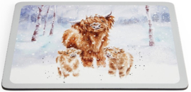 Wrendale Designs Placemats 'Winter Skies' Animal - Set of 4  -small size-