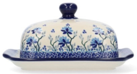 Bunzlau Butter Dish with Plate Daydream