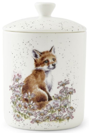 Wrendale Designs 'Make My Daisy' Fox Medium Lidded Storage Jar