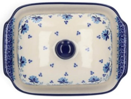 Bunzlau Butter Dish with Plate Daydream
