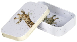 Wrendale Designs 'Flowers' Giraffe mini gift tin