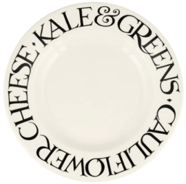 Emma Bridgewater Black Toast - Veggies  -10 1/2 Inch Plate