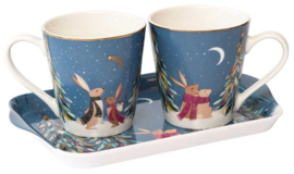 Sara Miller - Woodland Tales - Mug & Tray Set