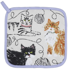 Ulster Weavers Heat Resistant Pot Mat - Feline Friends