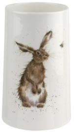 Wrendale Designs 'The Hare and the Bee' Vase -17 cm hoog-