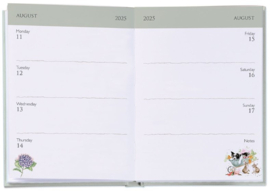 Wrendale Designs Flexi Diary 2025 - stevige flexibele kaft