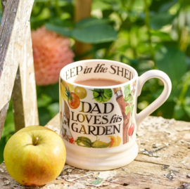 Emma Bridgewater Dad Loves His Garden - 1/2 Pint Mug