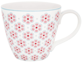 GreenGate Mug Leah pale pink -stoneware-