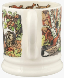 Emma Bridgewater In the Woods Owl & Stoat 1/2 Pint Mug