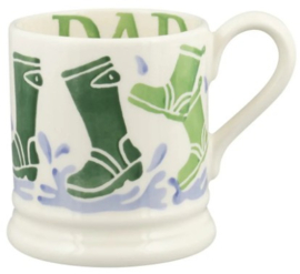 Emma Bridgewater Wellies Dad - 1/2 Pint Mug