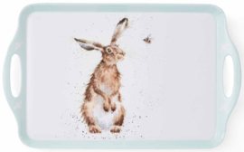 Wrendale Designs Large Melamine Tray 'The Hare and the Bee'