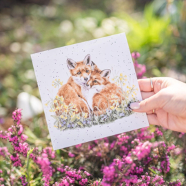 Wrendale Designs 'Growing Wild Together' Fox Card