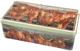 Emma Ball Long Tin - Highland Coos -langwerpig-
