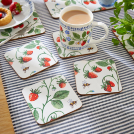 Ulster Weavers Coasters - Strawberry Patch - set of 4