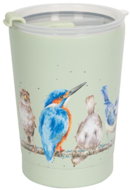 Wrendale Designs Thermal Travel Cup 'Variety of Life' Bird