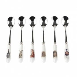 Wrendale Designs Tea Spoons 'Country Set' Animals - Set of 6