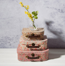Sass & Belle Vintage Floral Suitcases - Set of 3