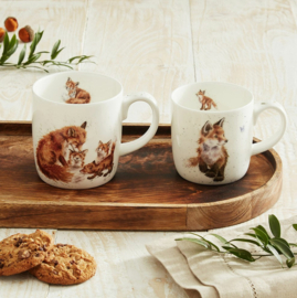 Wrendale Designs 'The Foxes' Fox parent and Child Mug Gift Set