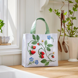Ulster Weavers Small PVC Shopper Bag - Strawberry Patch