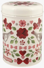 Emma Bridgewater Lovebirds set of 3 Caddy Tins