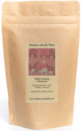 Dames van de Thee -Milky Oolong Bio- zakje 100 gram *Thee van de Maand September*